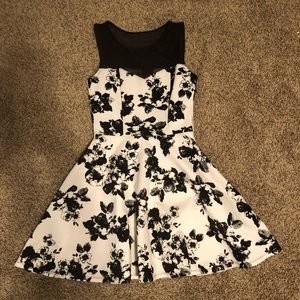 Black and White Dress